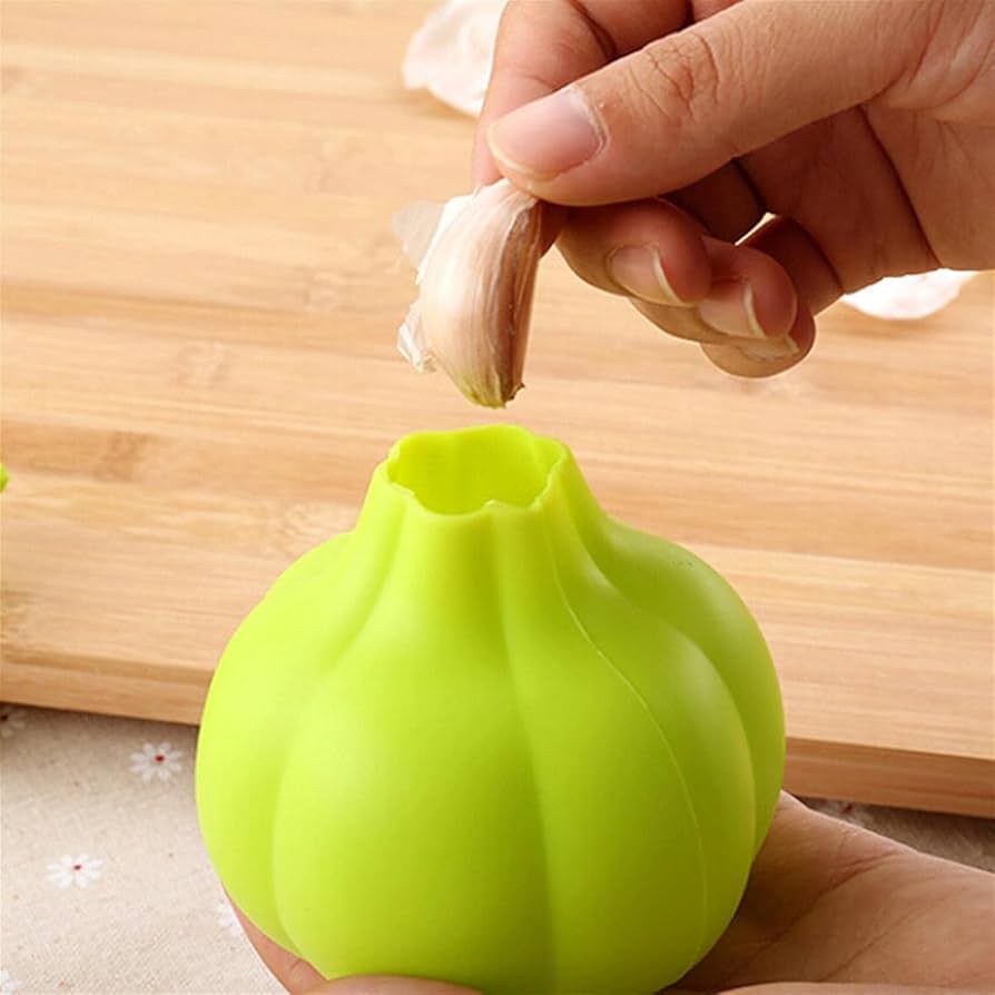 Pack x2 Pelador de Ajo de Silicona – Diseño en Forma de Ajo
