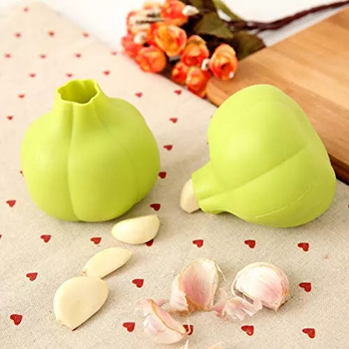 Pack x2 Pelador de Ajo de Silicona – Diseño en Forma de Ajo