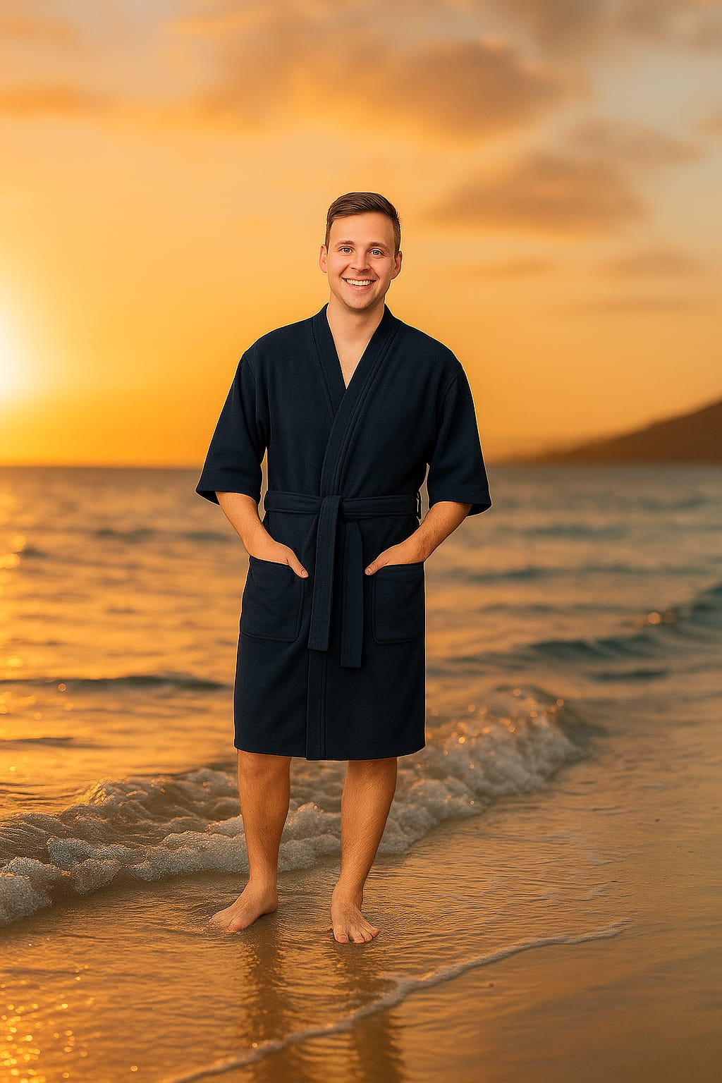 Bata de baño unisex Perú Pima 100% algodón | Jil Novedades Perú