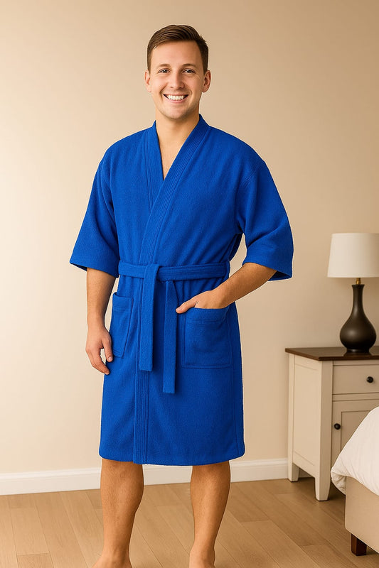 Bata de baño unisex Perú Pima 100% algodón | Jil Novedades Perú