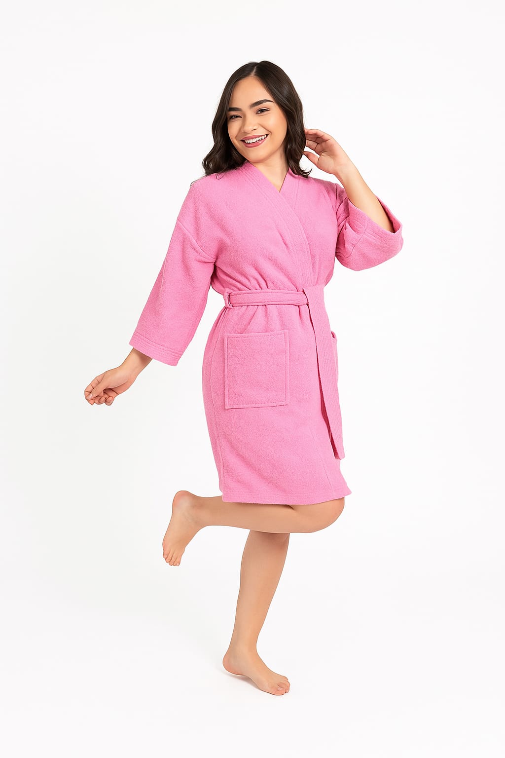 Bata de baño Perú Pima[color=rosado]