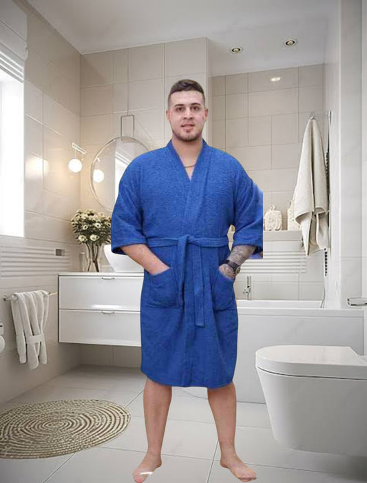 Bata de baño San Jacinto 100% algodón para adultos | Jil Novedades Perú